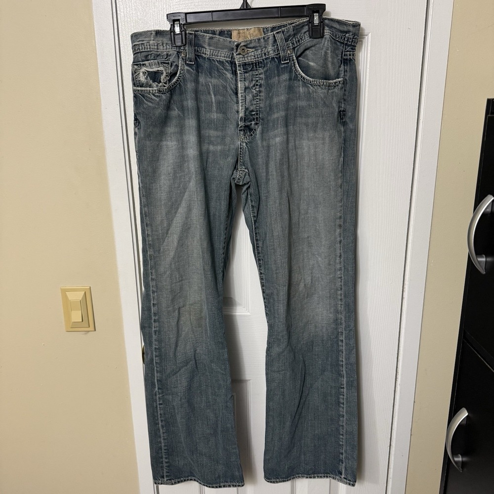 BKE Cole Men's Y2K Faded Wash Bootcut Jeans 36X32